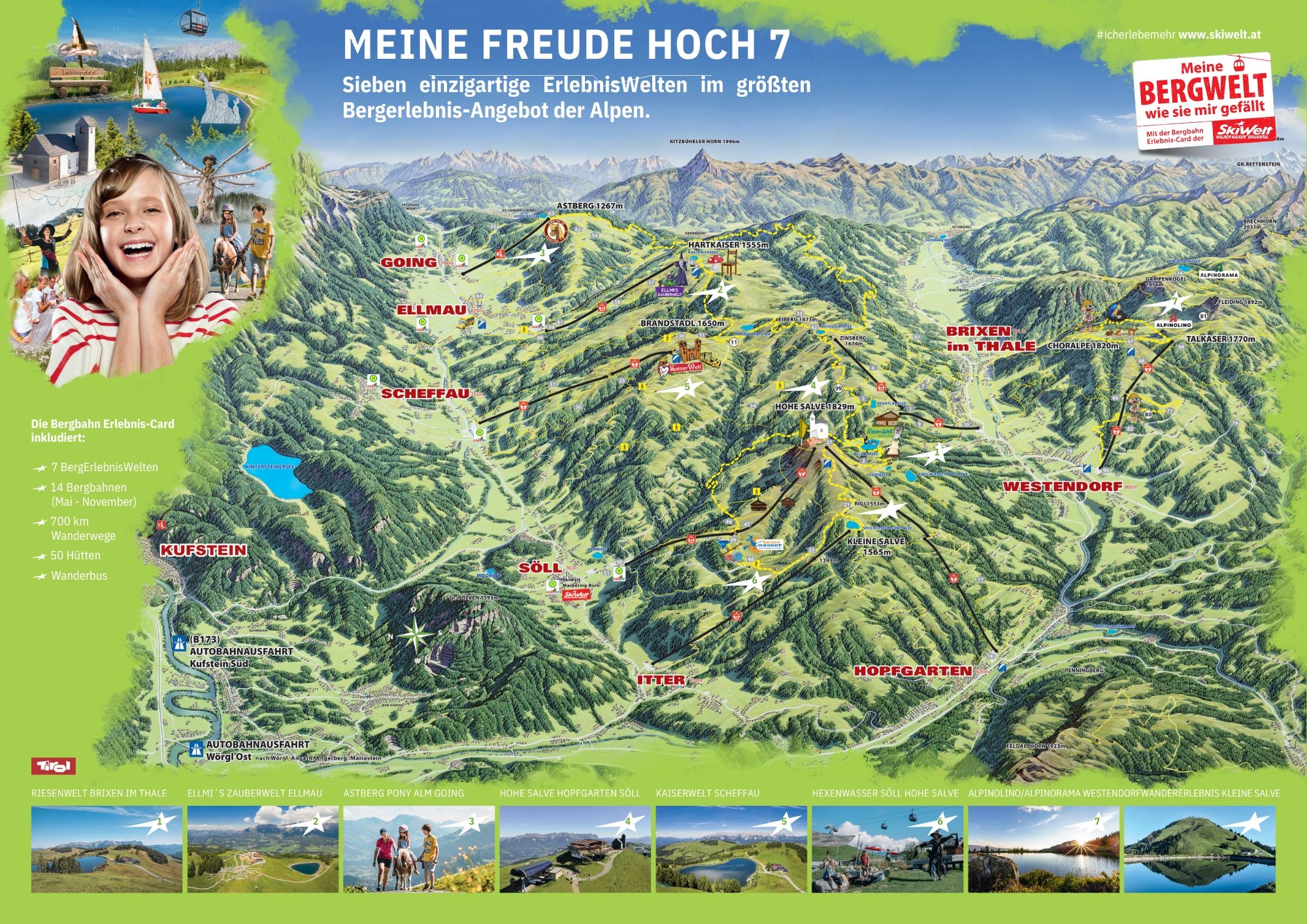Söll - resort map